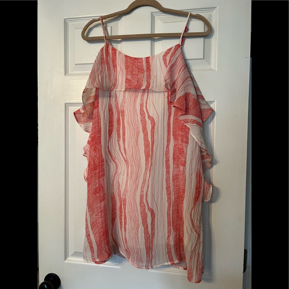 Coral and Cream float dress size M